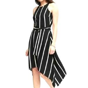 🌿 Banana Republic Striped Tie Waist Dress 🌿